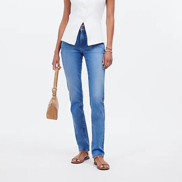 Madewell LIKE NEW midrise perfect vintage jean slightly tapered medium wash 24T - Picture 1 of 6